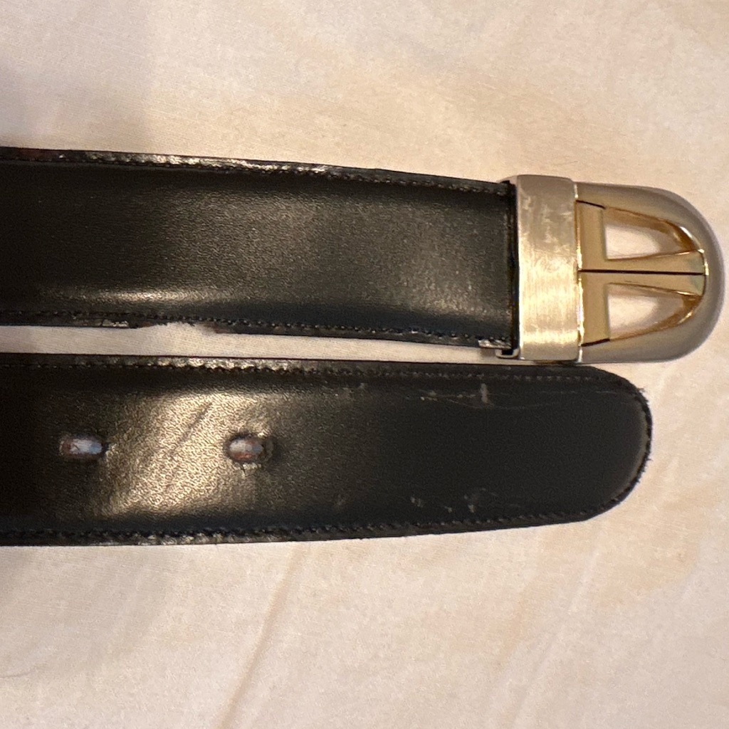 Reversible Gold And Silver Tone Belt Buckle